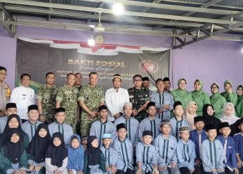 Peringati HUT ke-52, Korem 052 Wijayakrama Gelar Bakti Sosial di Yayasan Maktabul Aitam