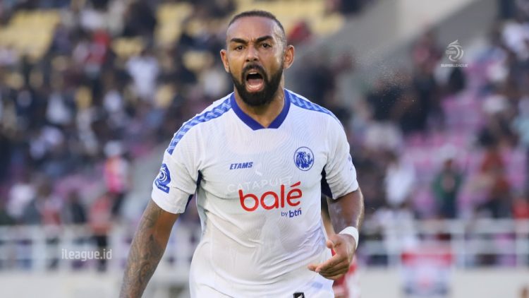 Striker Arema FC, Dalberto Luan Belo. (sumber foto: ileague.id)