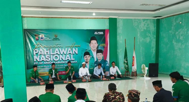 Dialog Kebangsaan GP Ansor Lebak dalam memperingati Hari Pahlawan 2025. (IST)