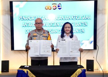 Imigrasi Banten dan Polda Banten Teken Kerjasama Perkuat Desa Binaan untuk Cegah TPPO dan TPPM