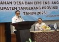 Gubernur Banten Tekankan Akuntabilitas dan Pengawasan Pengelolaan Dana Desa