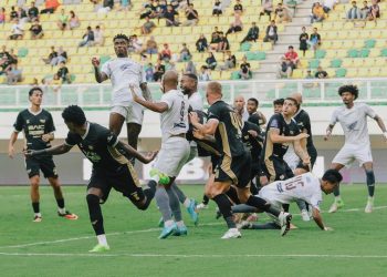 Gol Abu Kamara Antar PSM Makassar Curi Poin Penuh dari Dewa United di Banten International Stadium