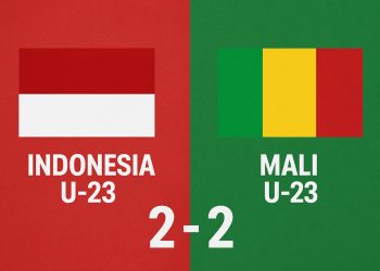 Sempat Unggul di Babak Kedua, Garuda Muda Dipaksa Bermain Imbang 2-2 Lawan Mali U-23