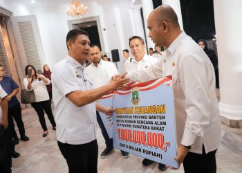 Pemprov Banten Salurkan Rp 1 Miliar Bantuan Kemanusiaan ke Tiga Provinsi Terdampak Bencana Sumatera
