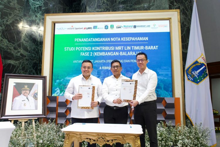 PT Paramount Enterprise International (Paramount Land), pengembang kawasan Paramount Gading Serpong dan Paramount Petals jalin kerja sama dengan PT MRT Jakarta (Perseroda) untuk pengembangan jalur MRT Lintas Timur Barat menghubungkan Kembangan, Jakarta Barat, hingga Balaraja, Kabupaten Tangerang. (IST)