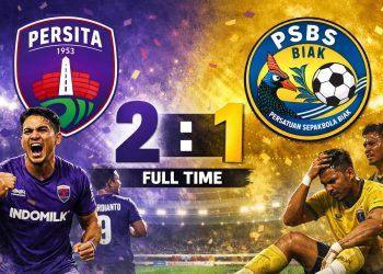 Comeback Dramatis di Indomilk Arena, Persita Taklukkan PSBS Biak