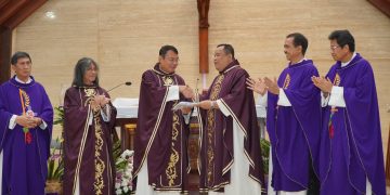 Pergantian Pastor Kepala Paroki Tangerang Berlangsung Khidmat di Gereja HSPMTB