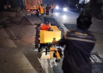 DSDABMBK Tangsel Kebut Perbaikan Jalan dan Normalisasi Drainase Jelang Arus Mudik Lebaran