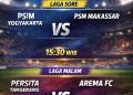 Jadwal BRI Super League Pekan ke-27: Duel Sengit PSIM vs PSM dan Persita Jamu Arema FC