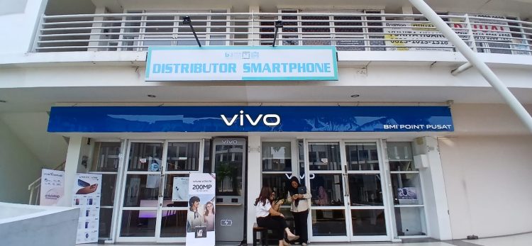 Outlet premium Vivo BMI di Ruko Times Square Paramount Gading Serpong, Kabupaten Tangerang. (RIZ)