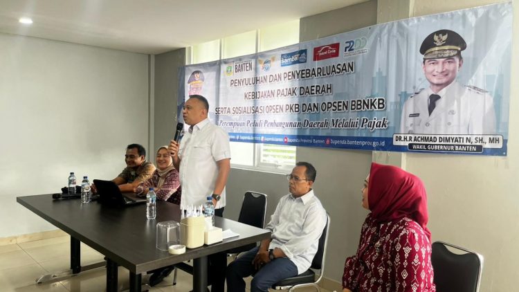 Kegiatan penyuluhan dan sosialisasi pajak daerah di Kota Tangerang. (IST)