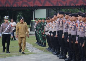 Bupati Tangerang Pimpin Apel Pasukan Pengamanan May Day