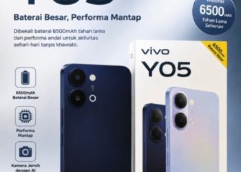 Ini Spesifikasi Lengkap vivo Y05, Rajanya Baterai Jumbo di Kelasnya