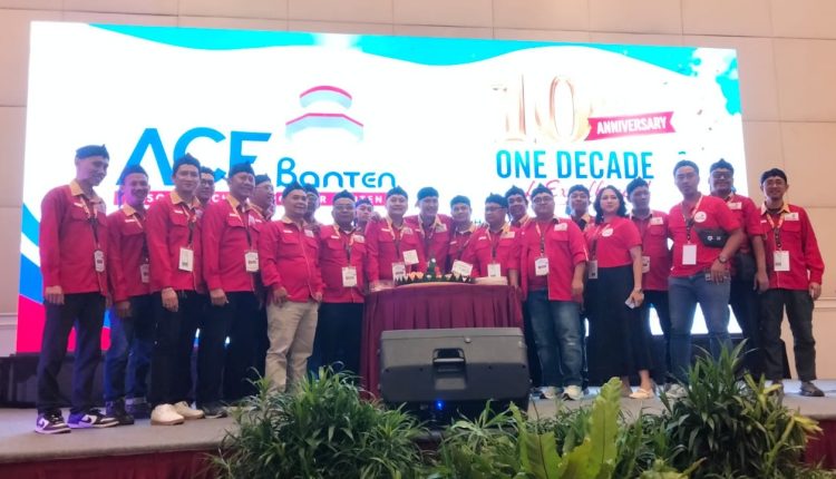 Perayaan HUT ACE Banten ke - 10 di The Spring, Kabupaten Tangerang. (RIZ)