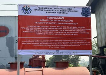 Cemari Lingkungan, Pabrik Oli Bekas PT BPE di Panongan Disegel KLH