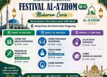 Festival Al-A’zhom ke-13: Tablig Akbar hingga Jalan Sehat Sarungan, Catat Jadwalnya