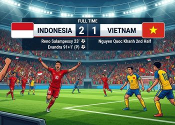 Gol Penalti Evandra Hantarkan Timnas Indonesia ke Semifinal Piala AFF U-19