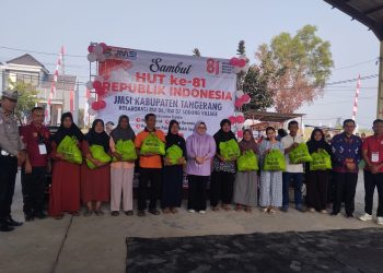 Sambut HUT ke-81 RI, JMSI Kabupaten Tangerang Gelar Baksos dan Penanaman Pohon