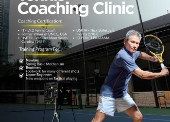 ARYADUTA Country Club Hadirkan Tennis Coaching Clinic Bersama Coach Wibowo