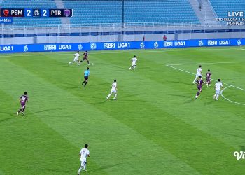 PSM Makassar vs Persita Berakhir 2-2, Tyronne del Pino dan Aleksa Andrejic Cetak Gol