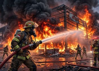 Pabrik Plastik di Balaraja Terbakar Hebat, 12 Armada Damkar Dikerahkan ke Lokasi