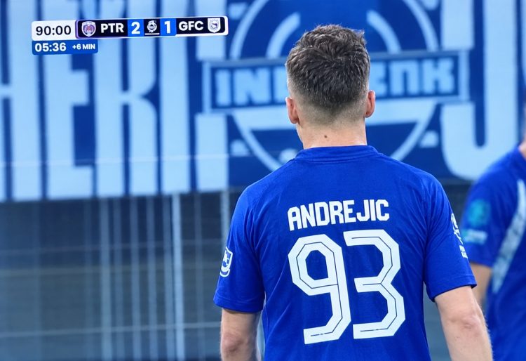 Penyerang Persita Aleksa Andrejic menjadi penentu kemenangan saat melawan Garudayksa FC dengan skor 2-1.