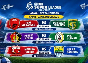 Big Match Tersaji Hari Ini, Cek Jadwal Lengkap Pekan BRI Super League Musim 2026/2027