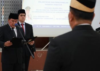 Tiga Pejabat Eselon II Kabupaten Tangerang Bergeser, Ini Jabatan Barunya