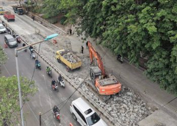 Proyek Rekonstruksi Jalan Ramp Cikokol Tangerang Mencapai 70 Persen